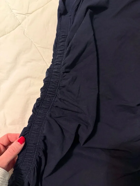 TNA Navy Side-Ruched Dress - Picture 4 of 5